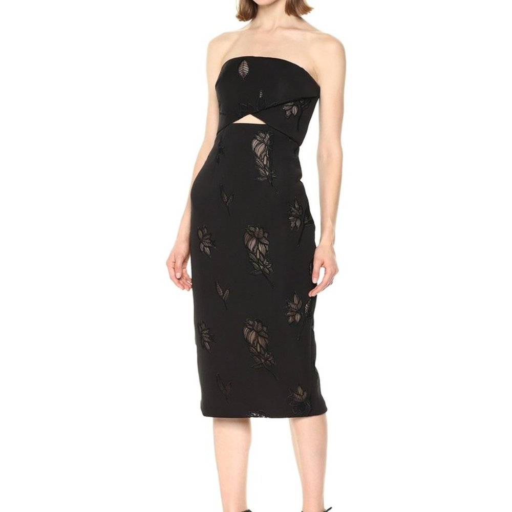 ML Monique Lhuillier Women's Strapless Dress